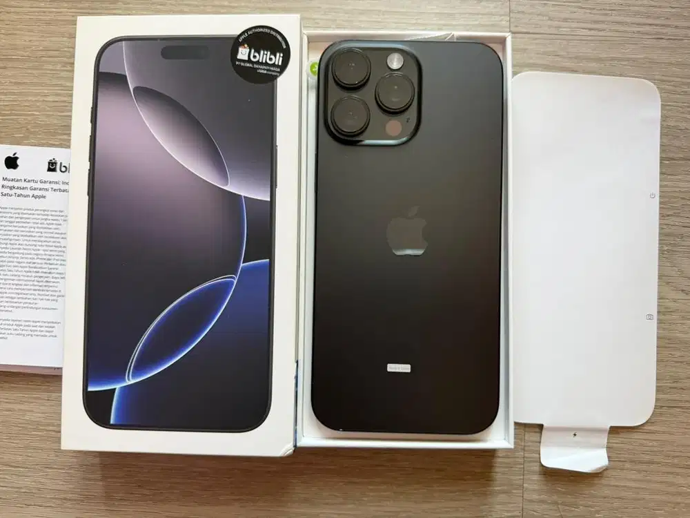 Apple iPhone 16 Pro Max 512GB Titanium Black Garansi Resmi Indonesia