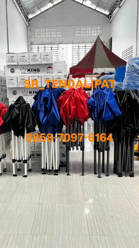 Tenda lipat/matic merk king