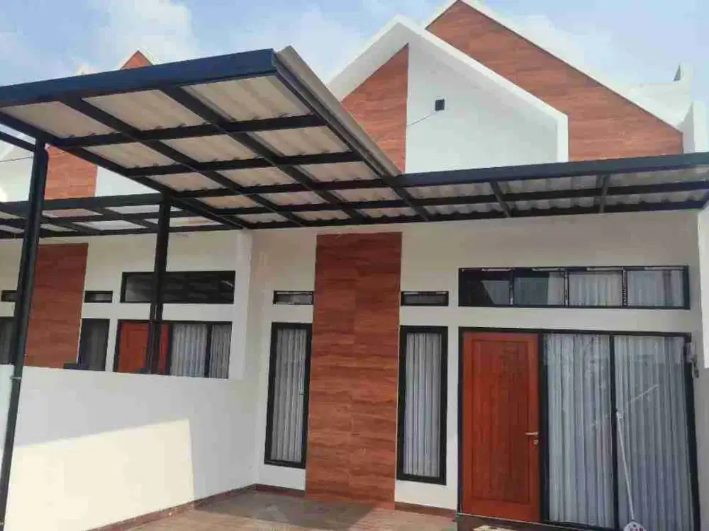 Rumah 1 lantai + Rooftop Readystock di Bintara 14 Bebas dari Banjir