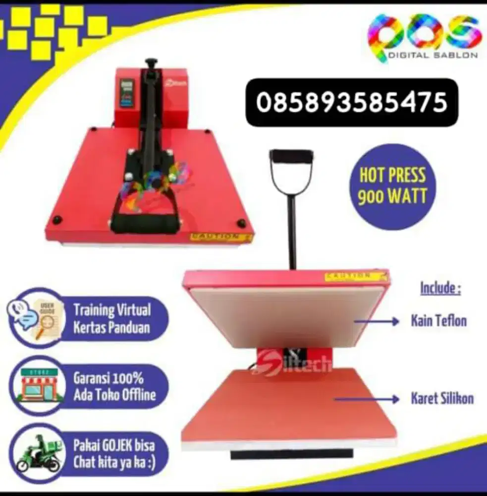 MESIN SABLON KAOS MERK SUN 100%ORIGINAL