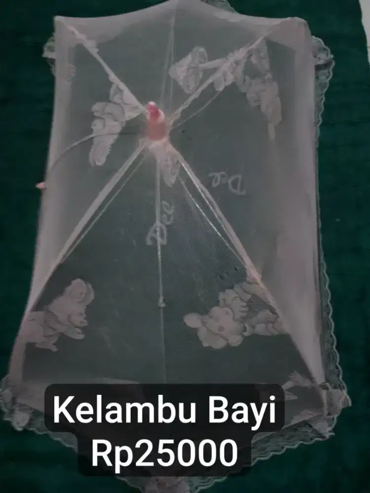 Kelambu Bayi Pink