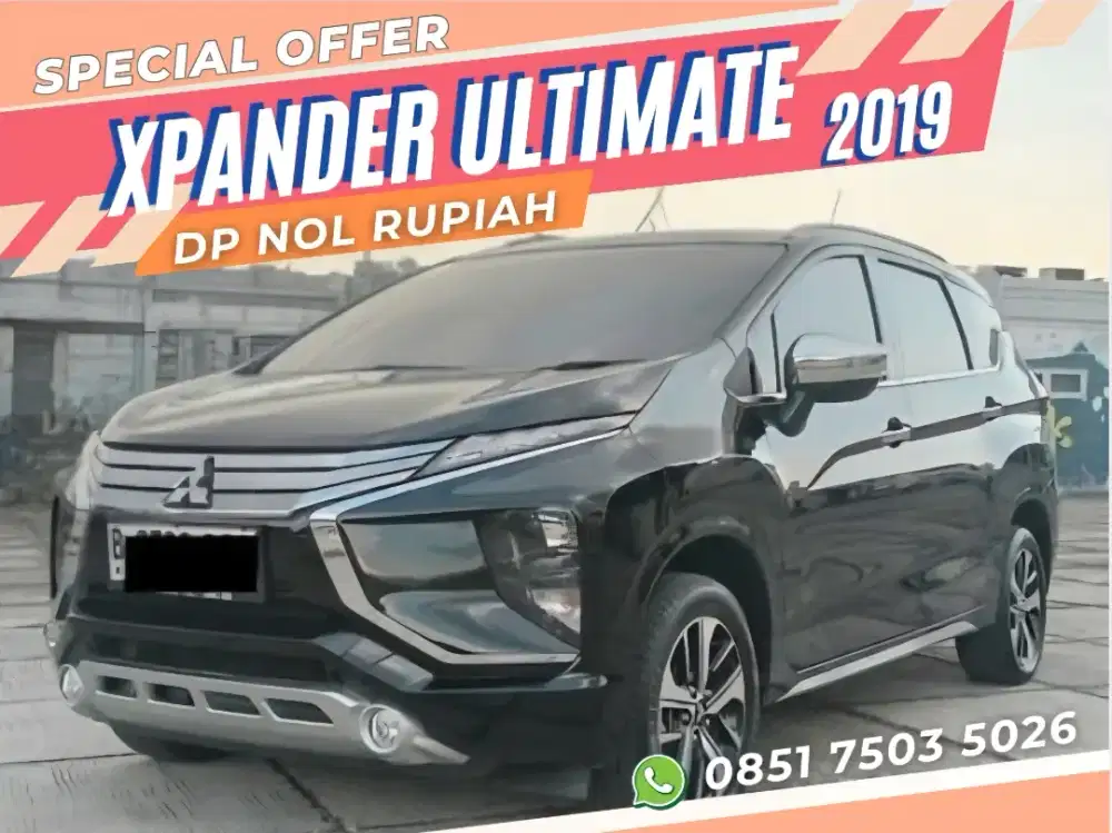 Dp. Rp. NOL, XPANDER ULTIMATE CVT A/T MATIC AT 2019/2020 HITAM