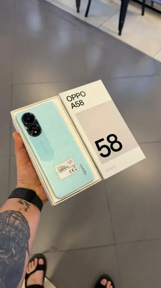 Oppo A58 6/128 lengkap