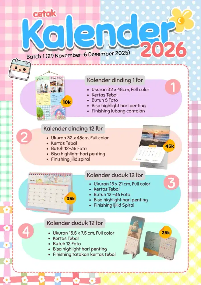 Kalender custom 2026