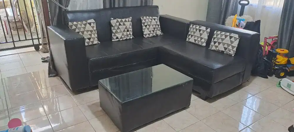Sofa + meja 1 set