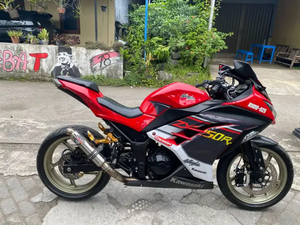 Ninja injeksi 250 CC 2 silinder THN 2014 plat AB Sleman