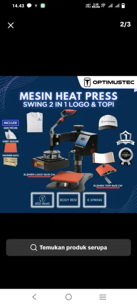 MESIN PRESS MERK OTOMUSTEC 100% original