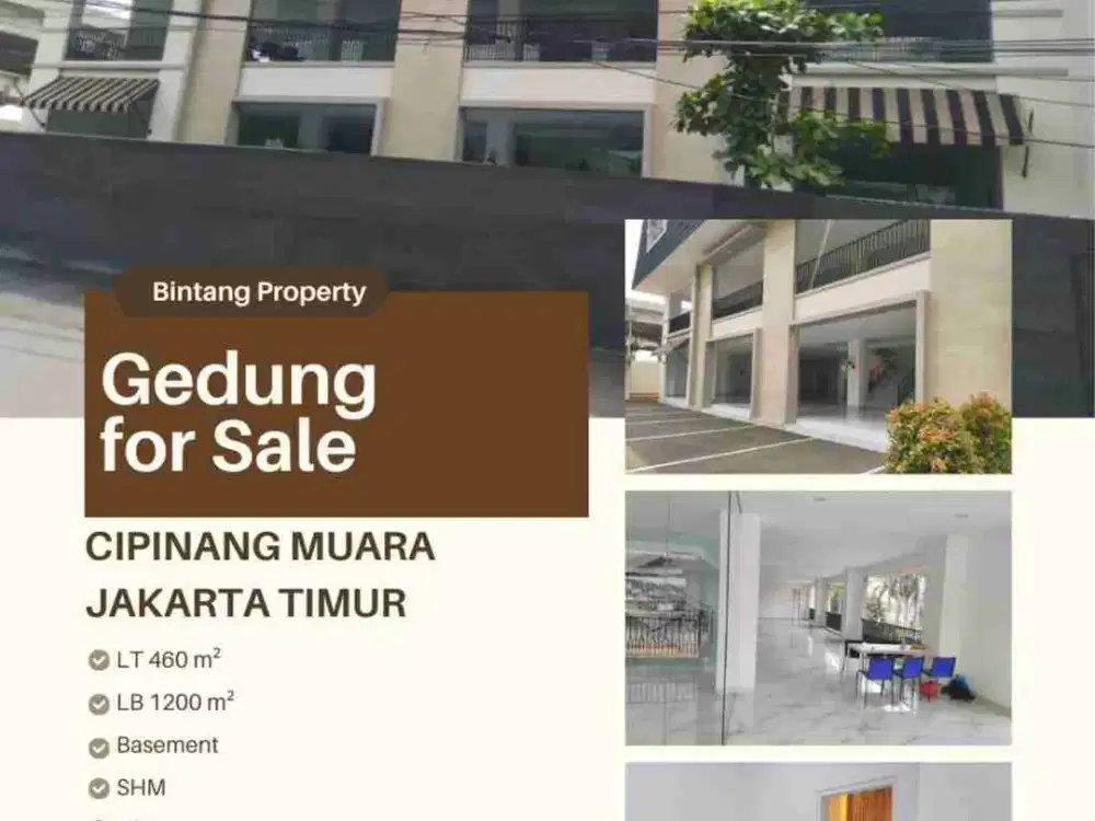 DIJUAL GUDANG DI CIPINANG MUARA JAKARTA TIMUR