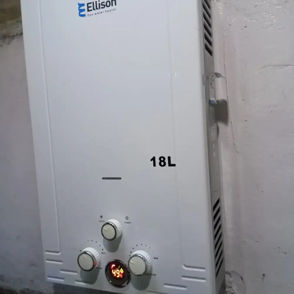 Water heater gas bekas