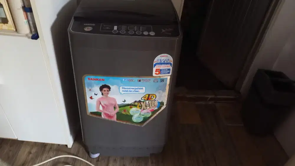 dijual mesin cuci sanken 1 tabung