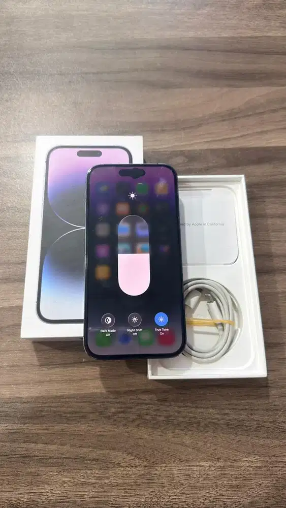 Dijual Iphone 14 Pro 256GB Deep Purple Resmi Ibox Lengkap