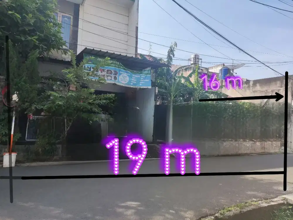 Dijual Rumah Kavling luas Di Puri Indah