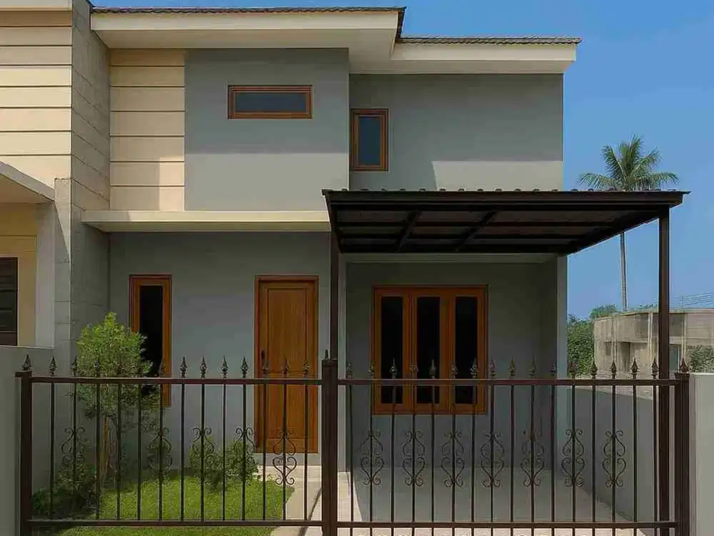 Dijual Hunian Idaman bisa Custom Layout dalem Rumahnya, include kanopi dan pager besi