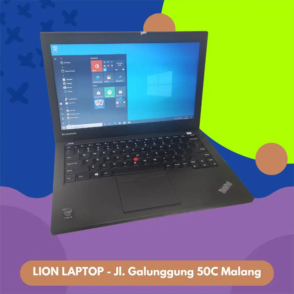 RAM 8GB SSD 256GB Core i5 Murah Lenovo Thinkpad X240 [01|12]