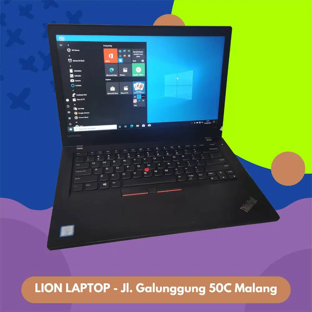 RAM 16GB Core i5 Gen7 SSD 256GB Lenovo Thinkpad T470 [01|12]