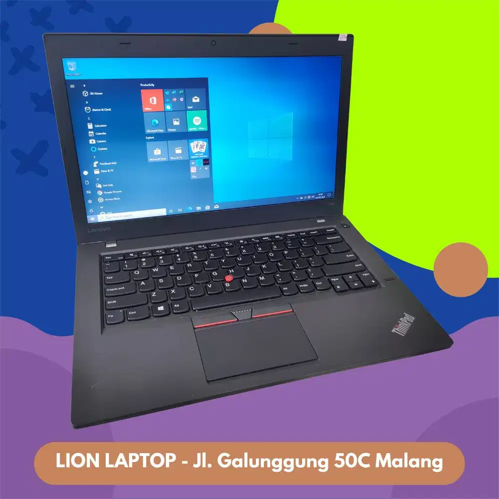 RAM 8GB Core i5 SSD 256GB Lenovo Thinkpad T460 [01|12]