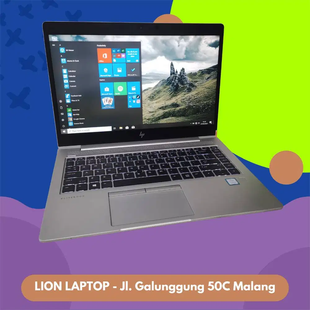 Core i5 Gen 8 RAM 8GB SSD 256GB HP Elitebook 840 G5 [01|12]