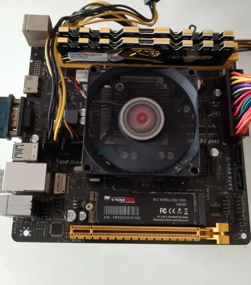 Mini itx Biostar A10N 8800 ddr4 8GB nvme 128GB