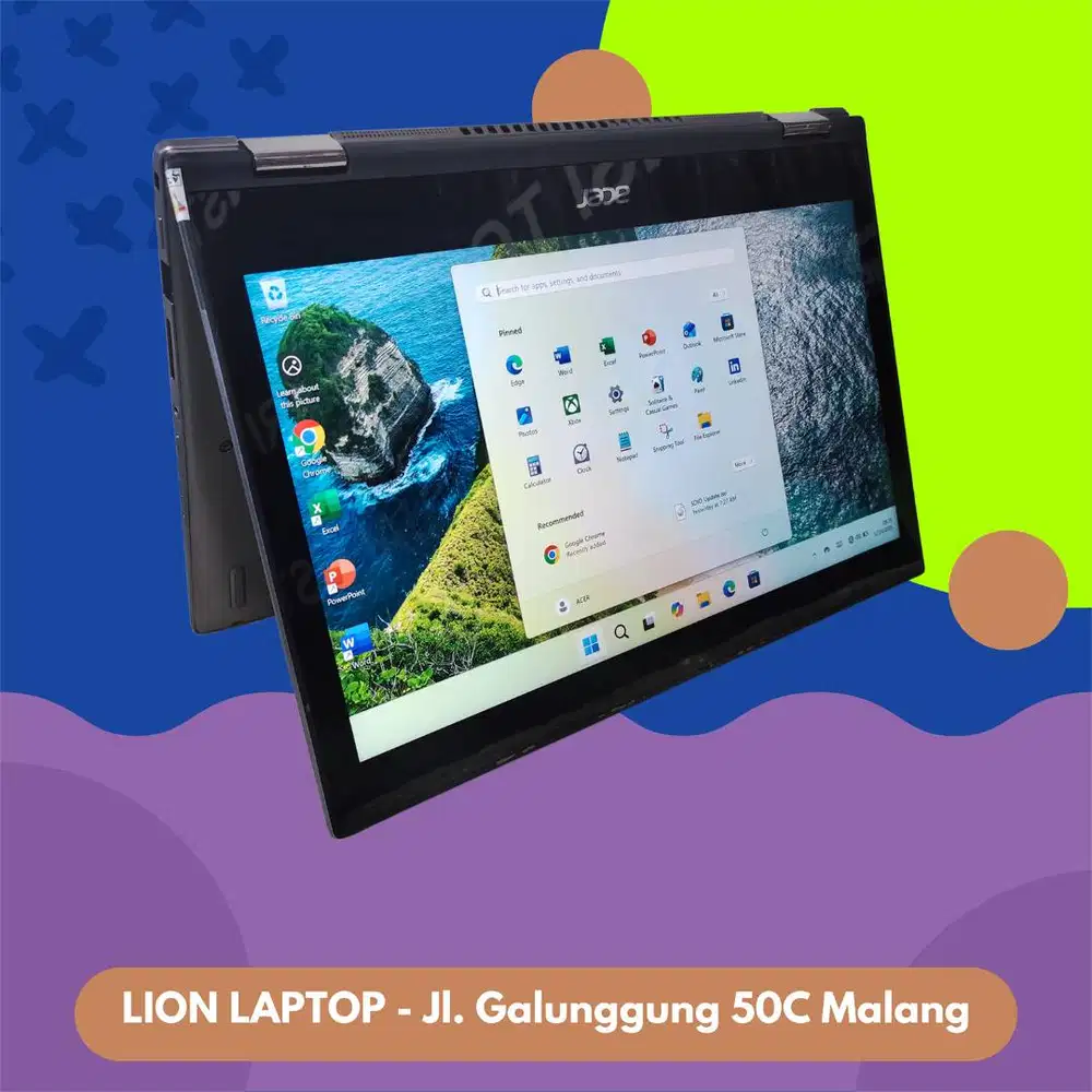 2 in 1 Flip Core i5 Gen 8 8/256 Acer Spin SP513-52N [01|12]