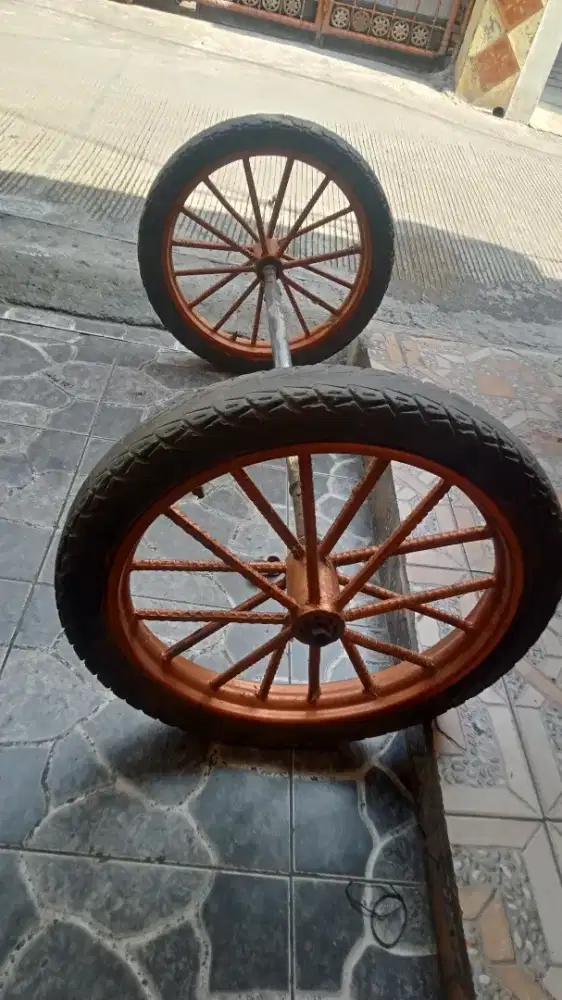 Pelek gerobak ukuran 17