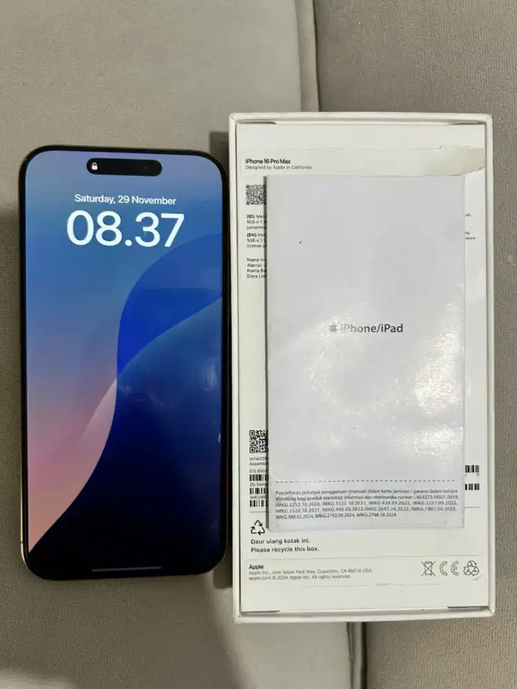 Jual iphone 16 promax 256 ibox