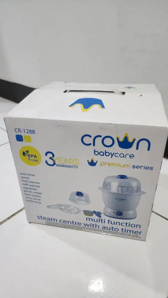 (BARU) Crown Babycare Multifunction Steamer CR-1288 (Ex-Kado, NEGO)