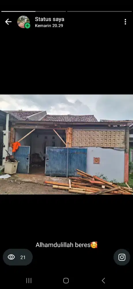 Pagar bekas kondisi second