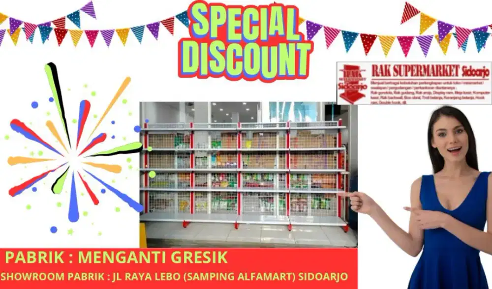 Rak minimarket gondrola