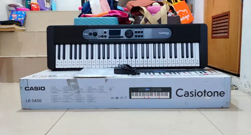 Casio LKS450 bekas normal, bisa Flash disk