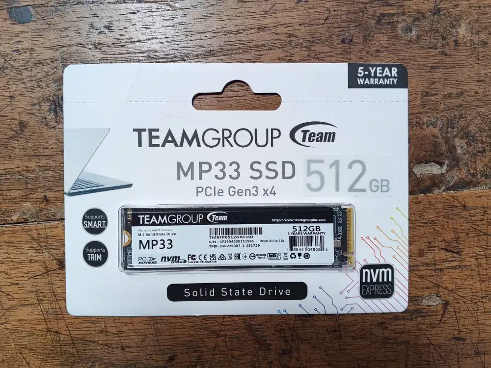TEAMGROUP MP33 Nvme 512GB