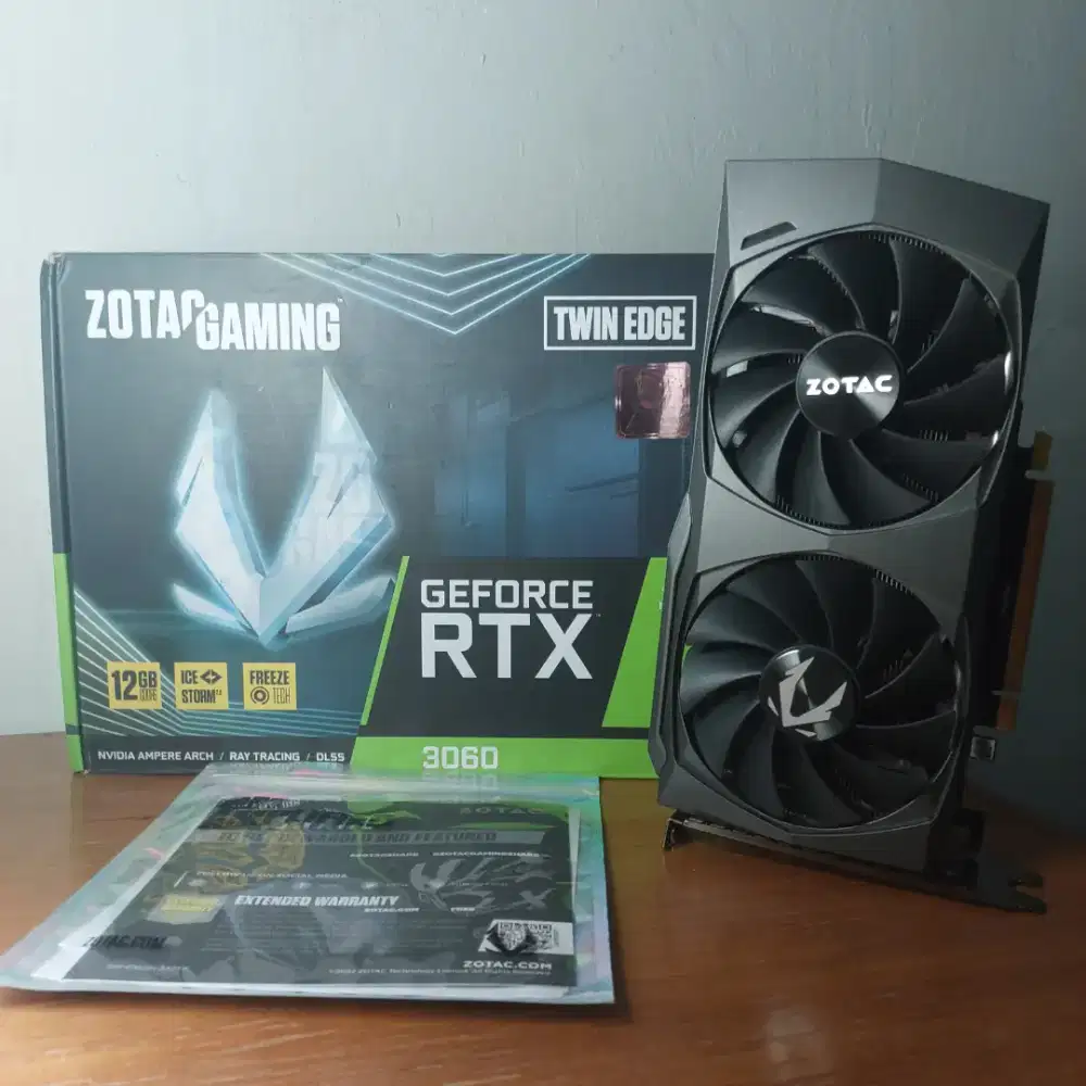 Nvidia RTX 3060 12GB Zotac Twin Edge Garansi Agres Maret 2027