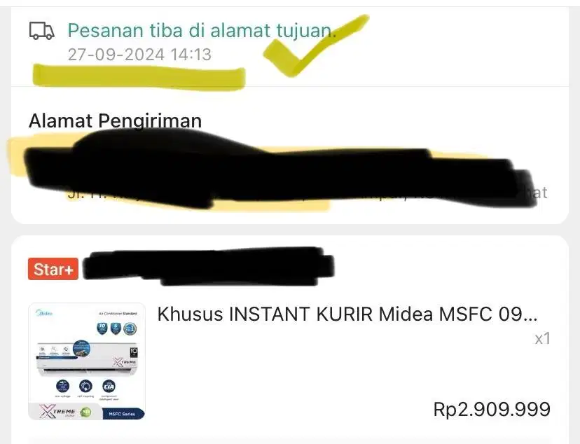 Dijual Ac Midea 1 PK