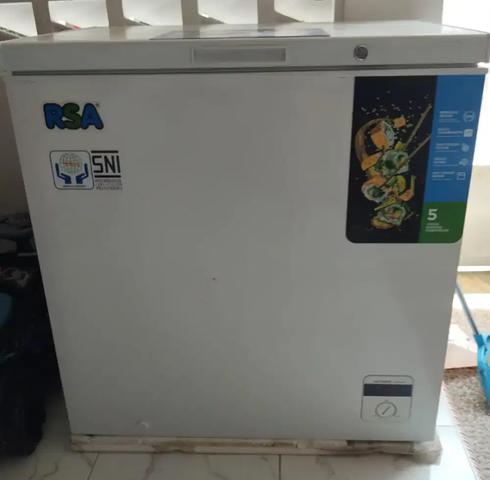Jual Cepat Freezer RSA 200L second normal murah