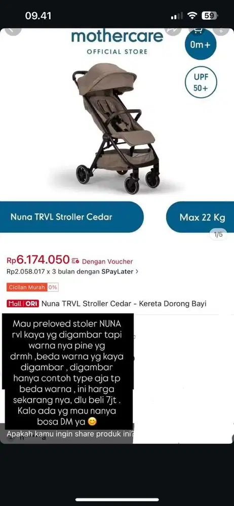 Stoler nuna jual aja karna ga dipakai