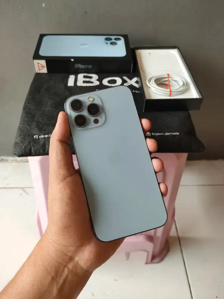 Iphone 13 promax 512gb ex ibox fullset mulus