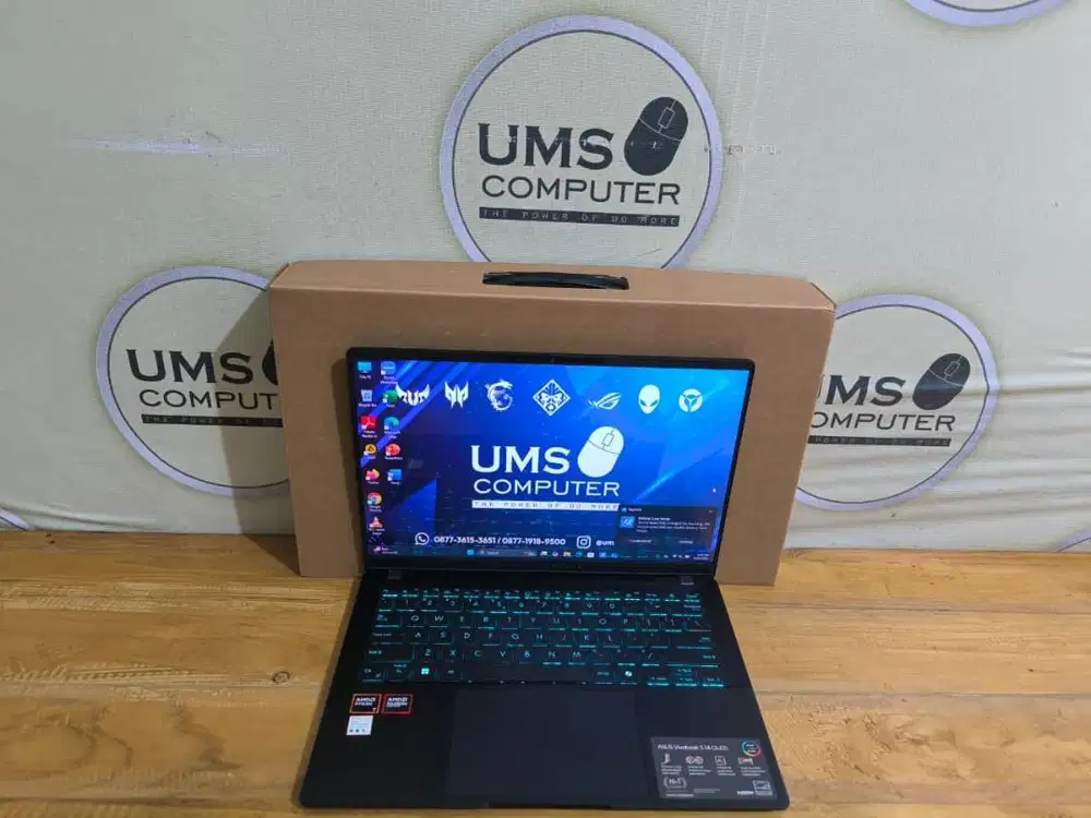 ASUS VIVOBOOK S14 RYZEN 7 8845HS Ram 16GB SSD 512GB OLED