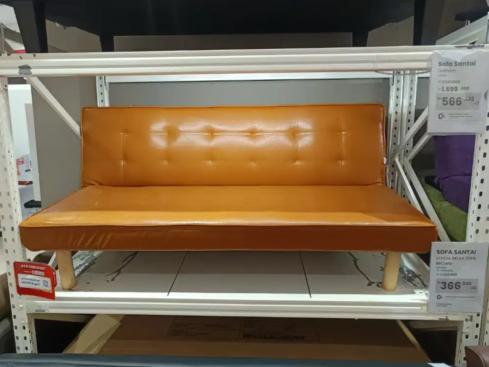 Sofabed kulit Oscar premium