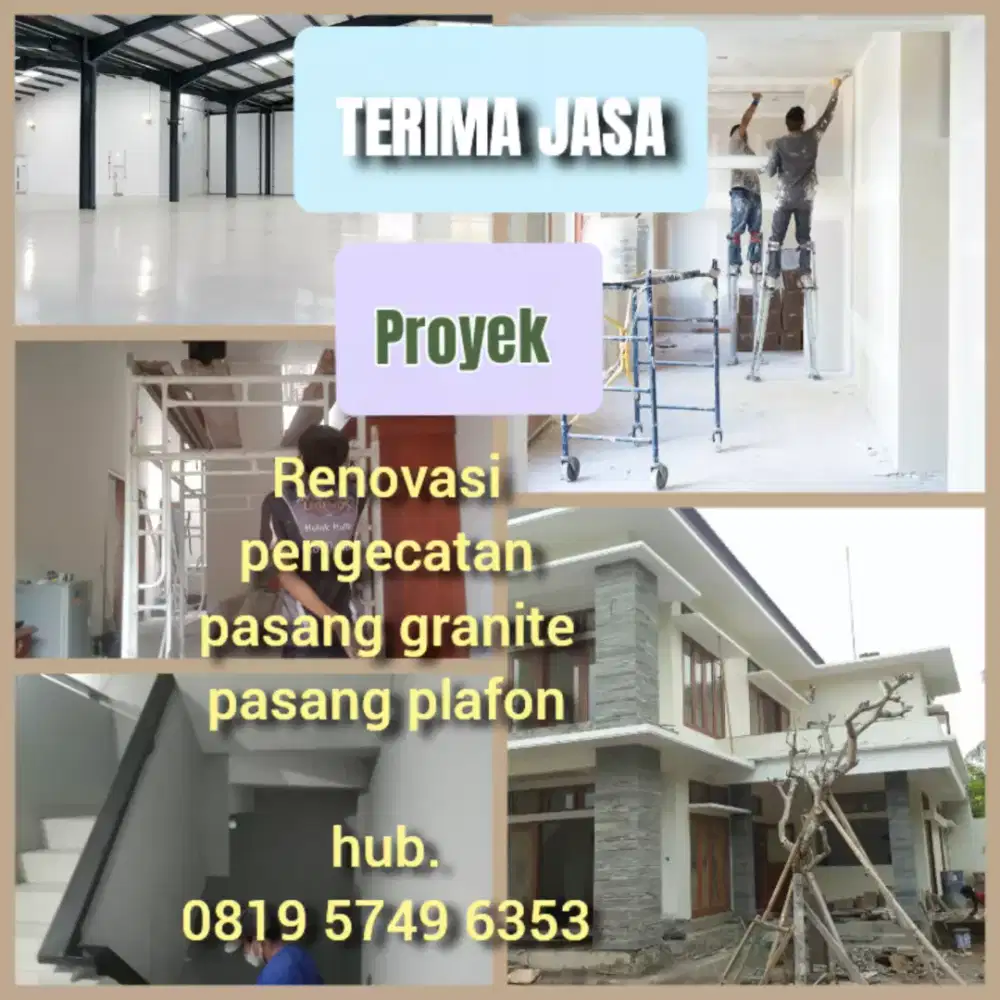 Tukang renovasi dinding & bangunan
