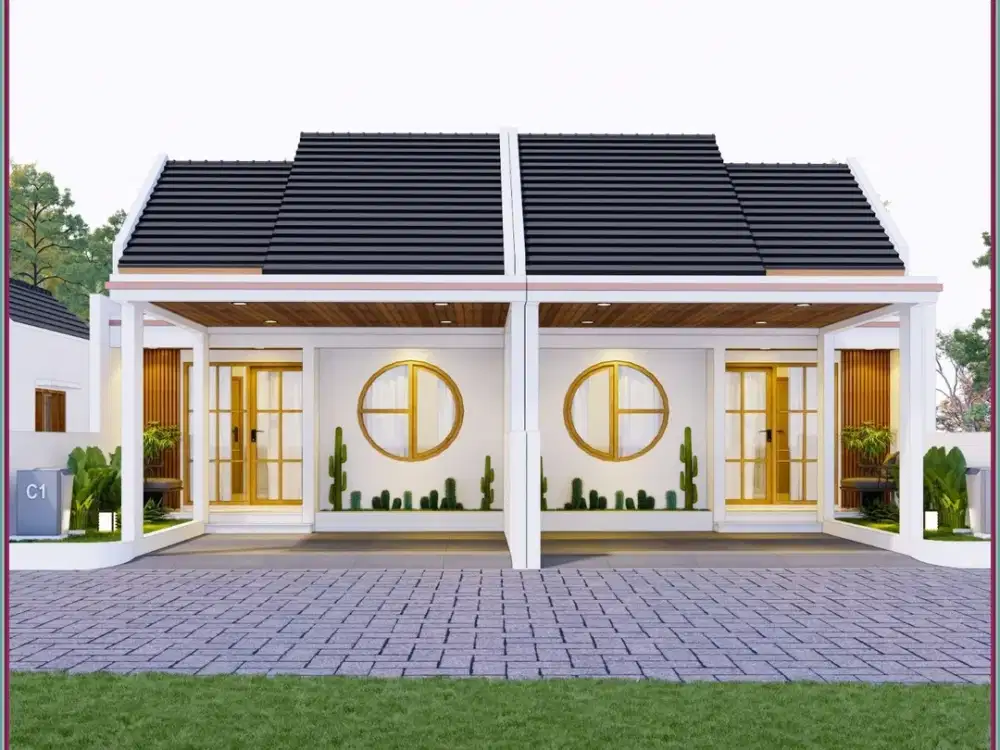 Rumah Cluster Aman One Gate System Dekat Jalan Wates Kulonprogo