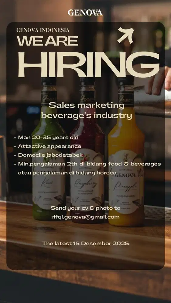 Sales marketing beverages