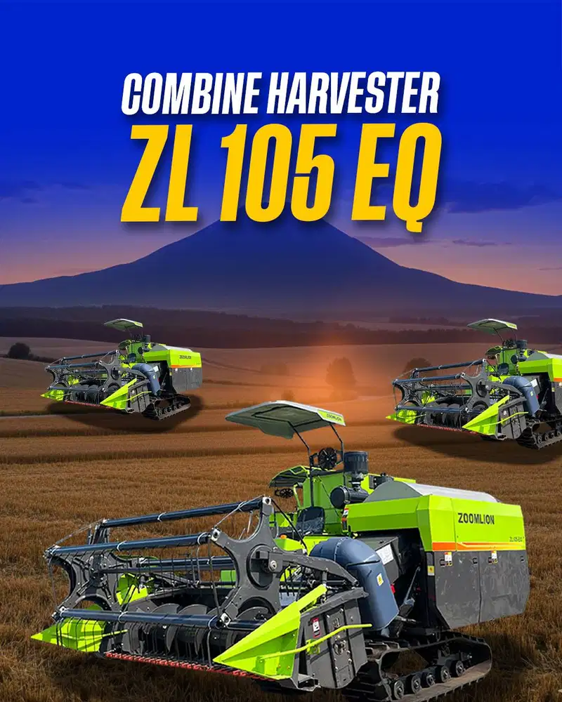 ZOOMLION COMBINE HARVESTER ZL 105-EQ