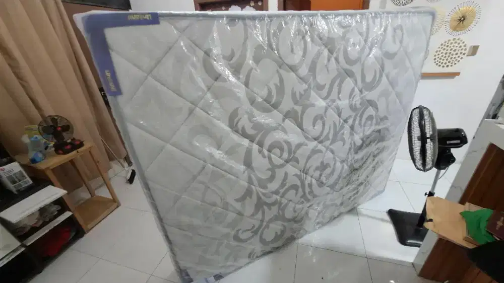 Kasur Uniland Springbed Scania Firmtop Tresor warna grey