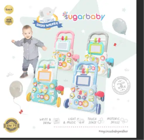 Sugar Baby Circus Walker Mini Car Push Baby / Spacebaby / 2in1 Walker