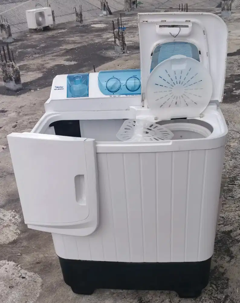 Mesin cuci 2 tabung DENPOO 8,5 kg