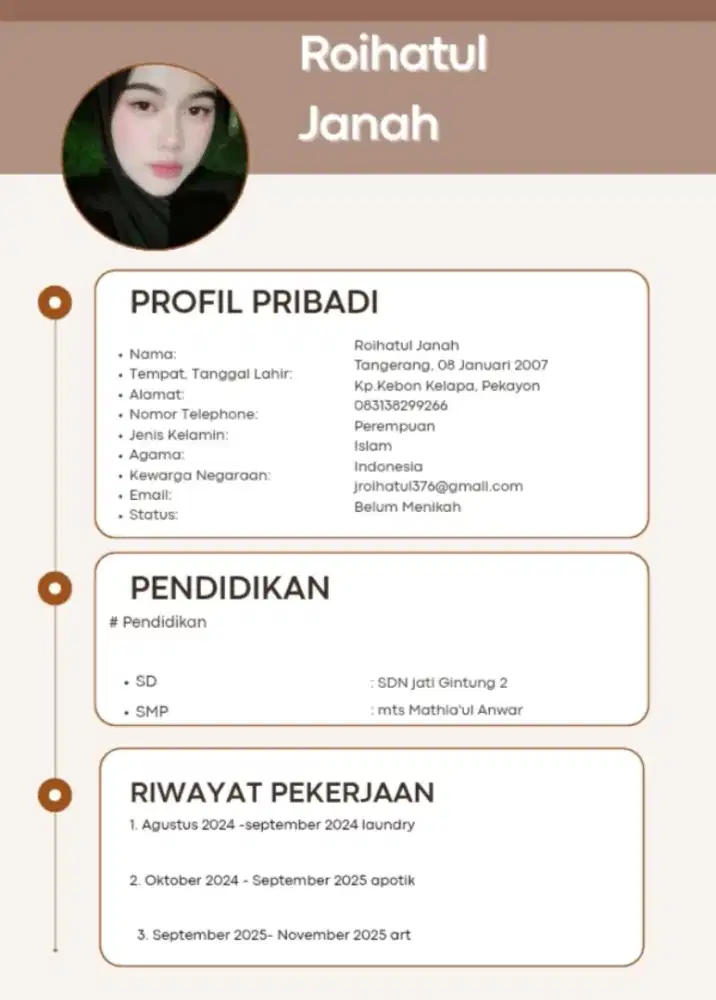 Cari pekerjaan apa saja asal halal