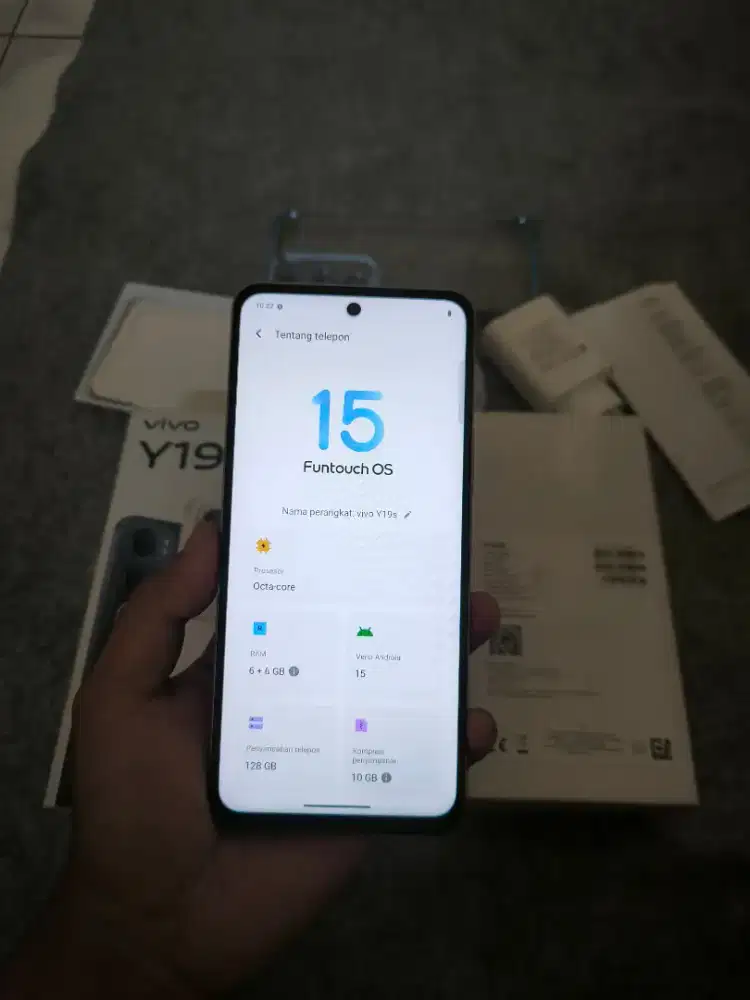 Vivo Y19s 6/128 Fullset ori