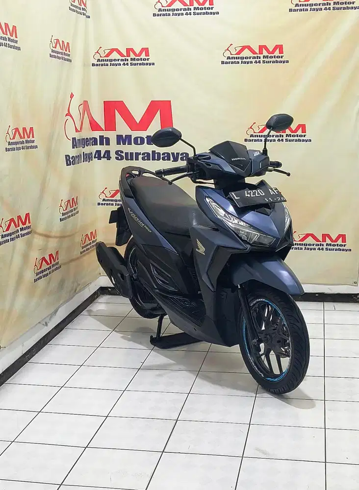 Siap pakai Honda Vario 150 Exl Tahun 2016 biru doff