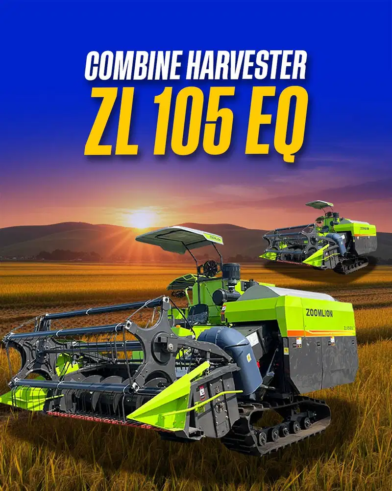 ZOOMLION COMBINE HARVESTER ZL 105-EQ