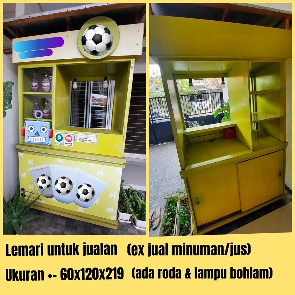 JUAL CEPAT NEGO SAMPAI DEAL Gerobak Usaha masih MULUS seperti baru