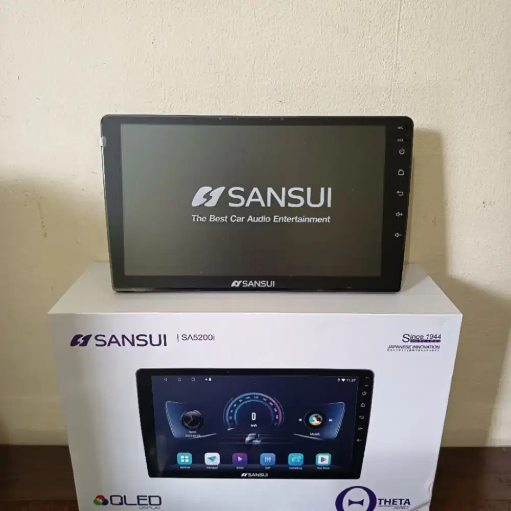 SANSUI THETA SERIES 9” QLED RAM 4/128GB Free pemasangan & camera mundr